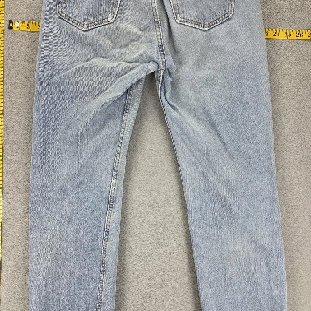 Vintage Levis 501 Jeans Mens Blue Light Wash Made In USA Button Fly Fits 30x30